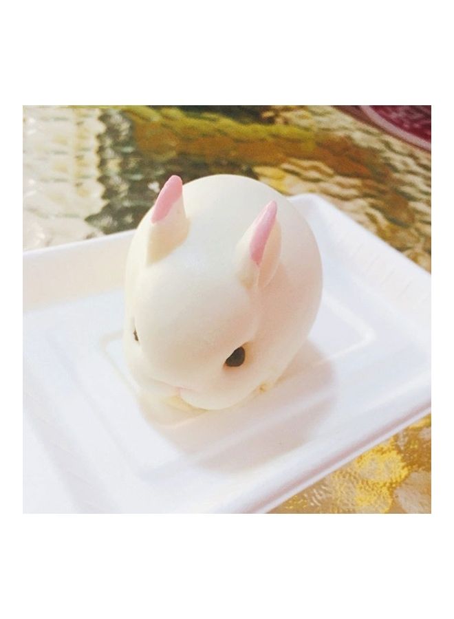 NIBEMINENT 6-Cavity Cartoon Rabbit Silicone Mould White 29.5x17x5cm - Image 4