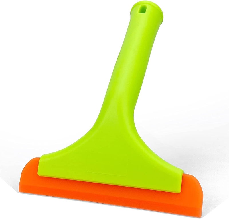GUGUGI Super Flexible Silicone Squeegee, Auto Water Blade, Water Wiper, Shower Squeegee, 5.9'' Blade and 7.5'' Long Handle, For Car windshield, Window, Mirror, Glass Door - Image 1
