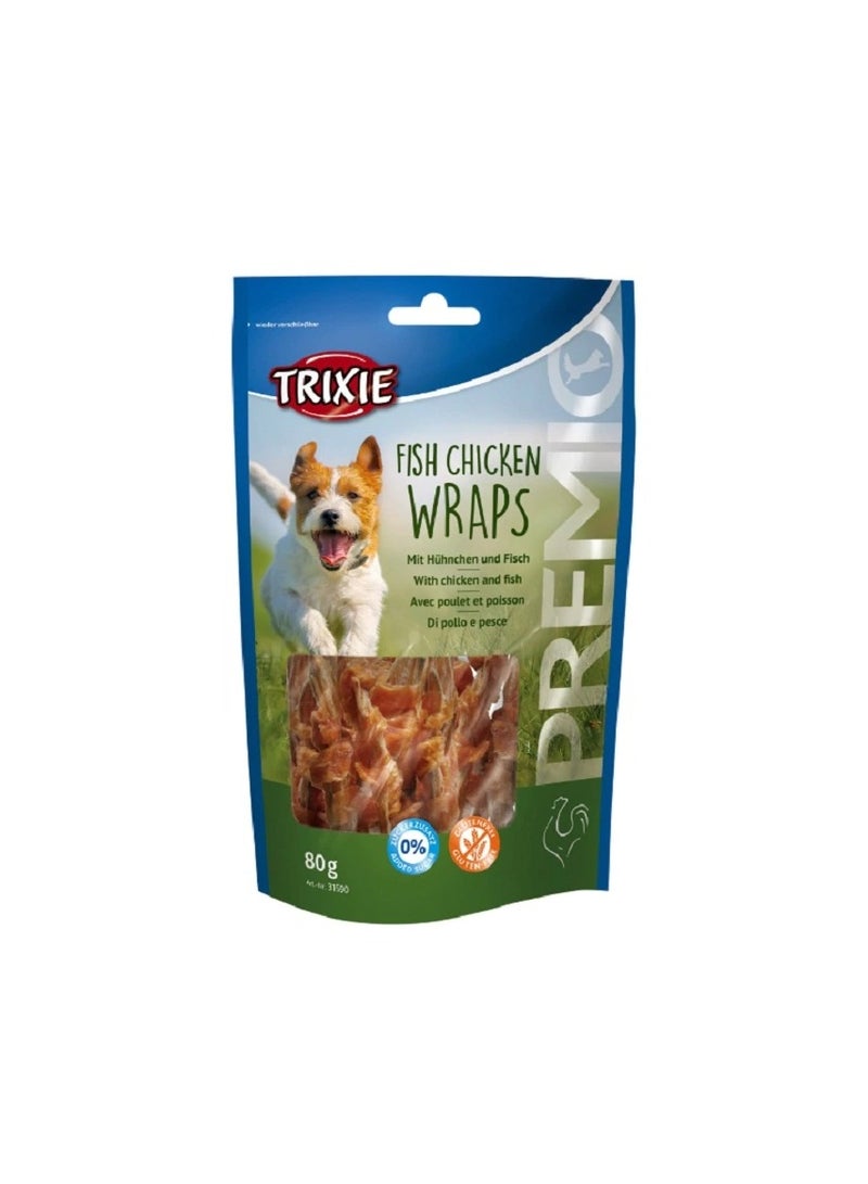تريكسي بريميو سمك دجاج راب الكلب - Image 1