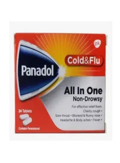 Panadol Cold And Flu All In One Tablet 24S | Best Price UAE | Dubai ...