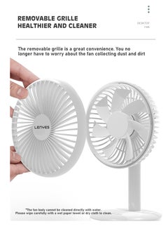 Lenyes LENYES LHF01 Desk Fan – Compact, Quiet, and Energy-Efficient Cooling Solution for Home, Office, and Travel  - Image 4