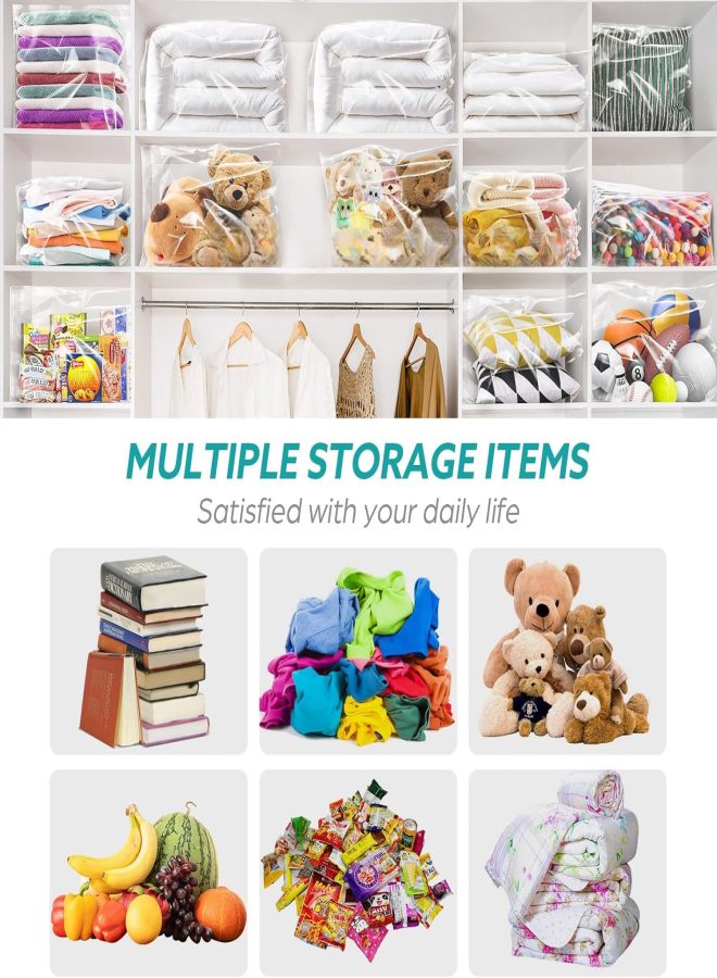 Product Name: 16 Extra Large 18x24 inch Plastic Storage Bags, 5 Gallon Capacity for Clothes, Travel, Moving, Camping. Giant Zipper Bags for Storage. Travel Essentials, Perfect Storage Accessories. - Image 5