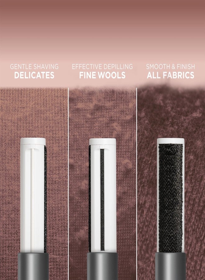 Flint All-in-One Fabric Shaver, Compact, Retractable & Travel-Friendly Fuzz Remover with 2 Fabric-Safe Care Surfaces, Lint Brush & Lint Roller, Ultimate Depiller for Clothes, Eco-Friendly - Image 4