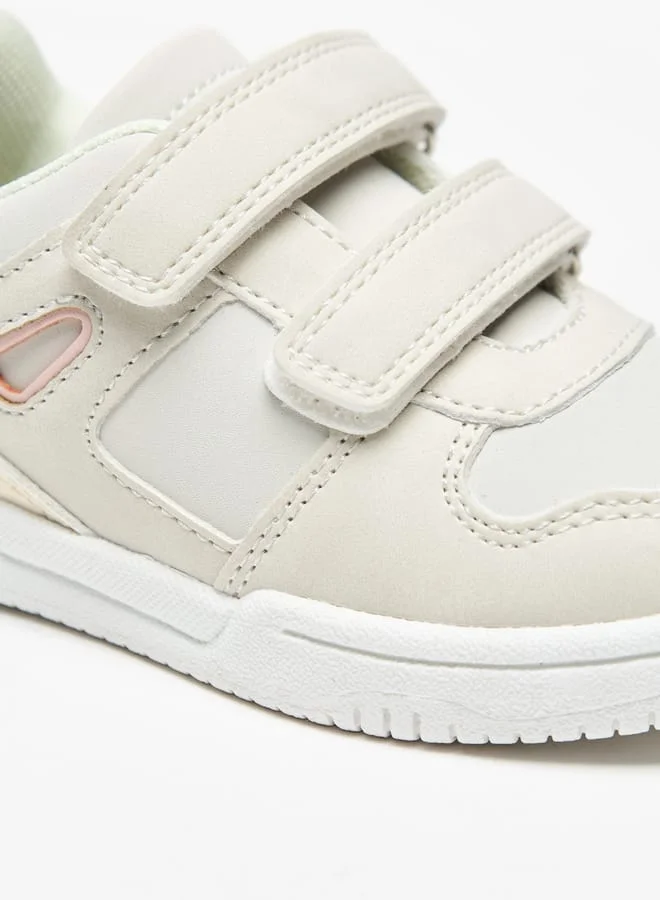 Barefeet Panelled Lightweight Sneakers with Hook and Loop Closure