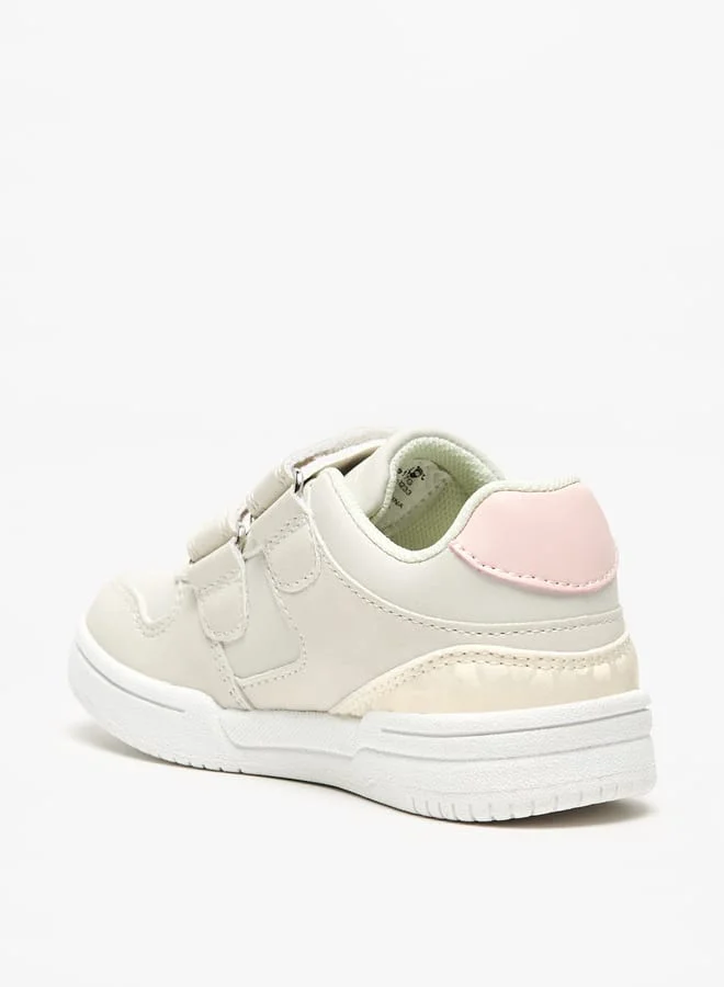 Barefeet Panelled Lightweight Sneakers with Hook and Loop Closure