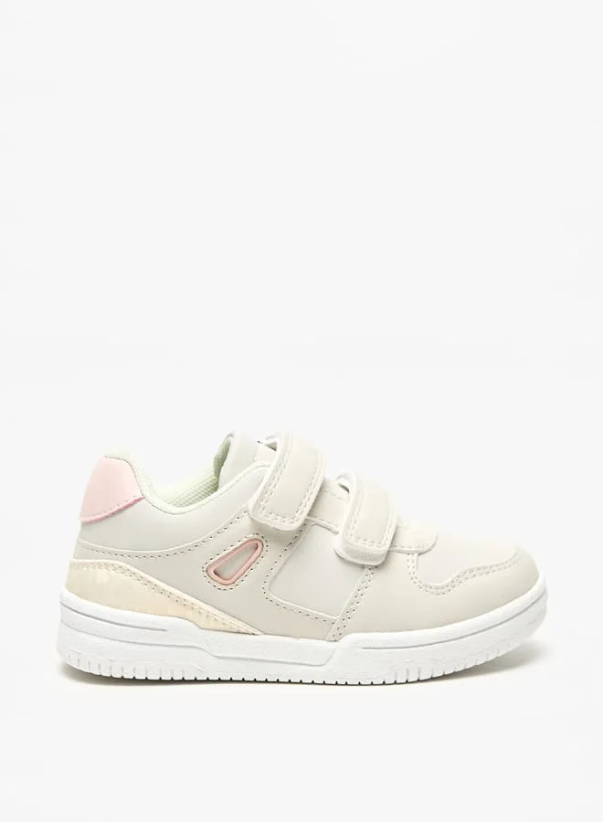 Barefeet Panelled Lightweight Sneakers with Hook and Loop Closure