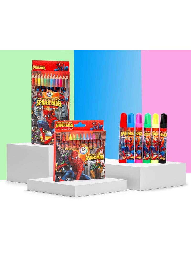 Spider-Man Style Stationery Set for Kids - pzsku/Z27E28CBDCB59601906F0Z/45/_/1718360663/3901d9ae-0f4f-485e-94d7-c61551fe64ea