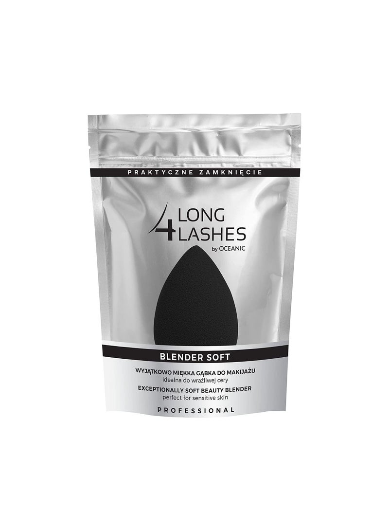 Long 4 Lashes black makeup sponge