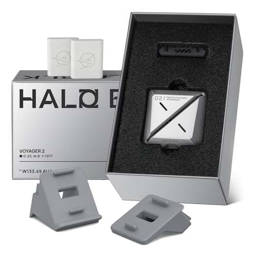 HALOBLK Car Air Freshener - White Peach Scent, Futuristic Style Aluminum Alloy Car Fragrance Diffuser with 2 Refills Designed for Tesla 2025-2021 Model Y Model 3 Accessories - Image 1