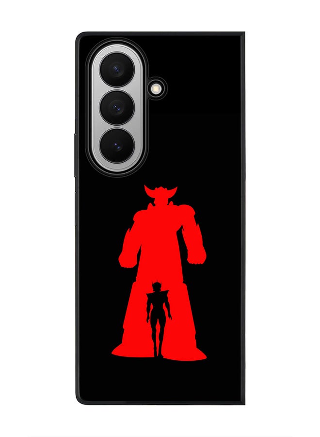 Stylizedd For Samsung Galaxy Z Fold7 Case,Slim fit Camera Protection, Shockproof Thin Phone cover  - Grendizer (Black)