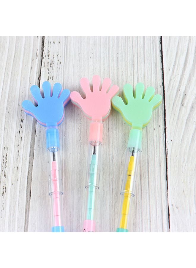 6Pcs Sharpening Free Clap one's Hands Pencil Pencil Pack Bullet Pencils Design Stacking Pencil Birthday Gift Return Gifts for Kids For Student Writing Drawing Tool for Exams Office - Image 4