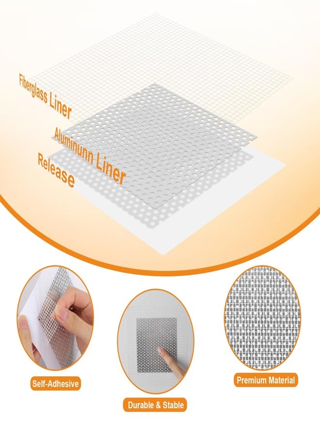 Romeda Drywall Patch Kit 11 Pack, 4/6/8 Inch Wall Patch with Extended Self Adhesive Mesh, Dry Wall Patch with Scraper and Sandpaper for Hole Repair - Image 5