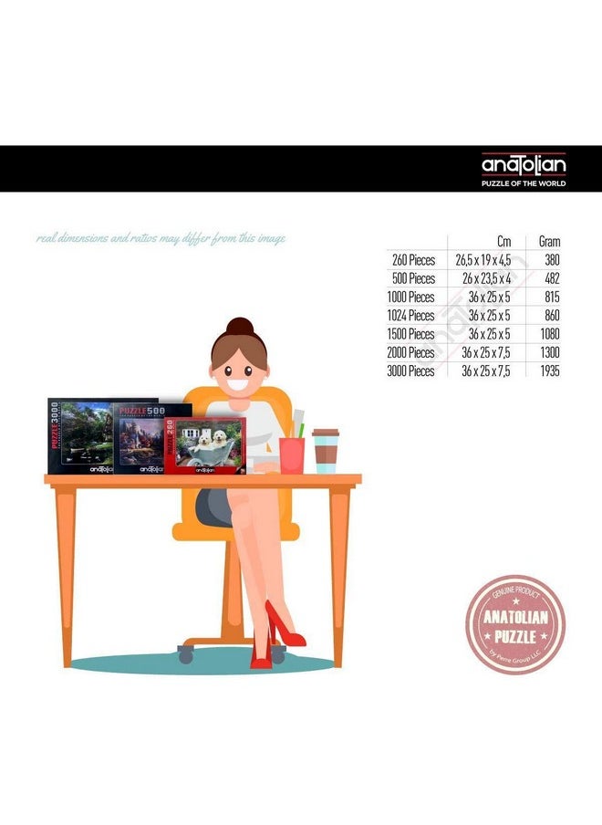 أناتوليان لغز الأناضول - منزل الفصول - لغز الصور المقطوعة 1000 قطعة #1105 (ANA1105)  - Image 4