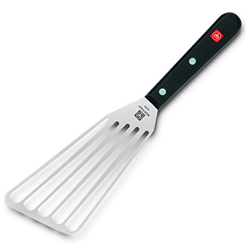 WÃ¼sthof WÜSTHOF Gourmet 6.5" Offset Slotted Spatula,Silver/Black - Image 4