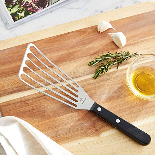 WÃ¼sthof WÜSTHOF Gourmet 6.5" Offset Slotted Spatula,Silver/Black - Image 2