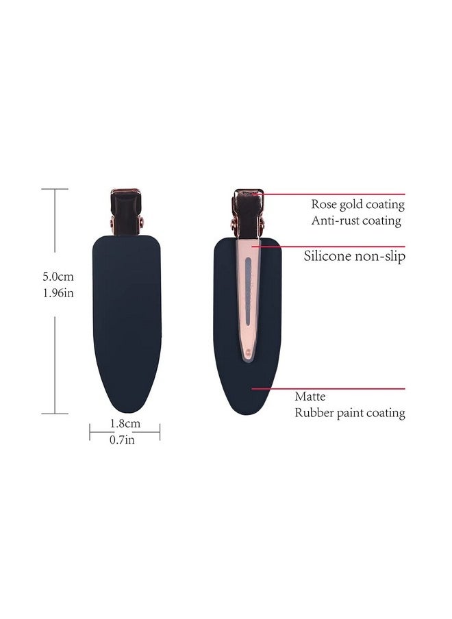 minihope - 12 Pieces No Bend Hair Clips Curl Pin Clips No Crease Hair Clips For Makeup Application，2022 Style Nonslip.Hair Won'T Get Caught Between Plastic Attached To Metal. (Black)… - Image 1