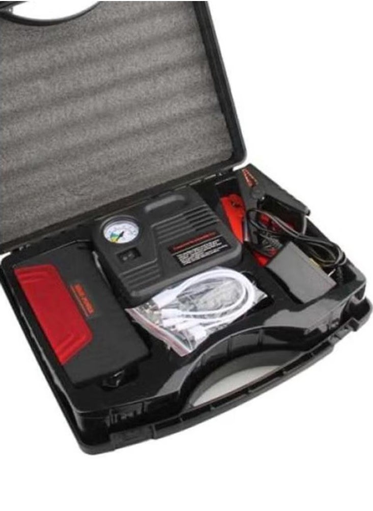 High Power Car Jump Starter Power Bank With Air Compressor  - Image 2