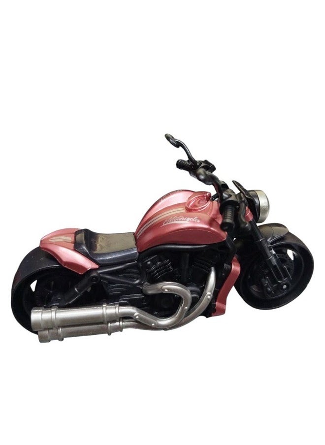 die cast Motorcycle,Pull Back Motorcycle Toy, 1:12 Motorcycle Model for Kids,Pull Back Motorcycle Toys (Red)  - Image 3