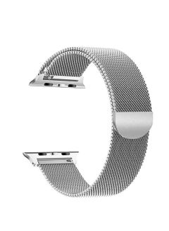 Replacement Milanese Loop Strap For Apple Watch Band 45mm 44mm 42mm