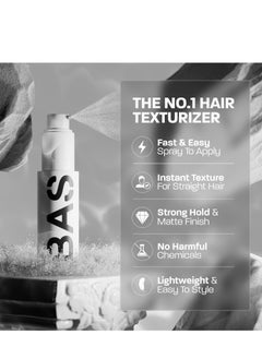 Based Bodyworks Hair Texturizing Powder, Lightweight Volumizing Powder for Hair Styling with Matte Finish, Adds Texture  - Image 2