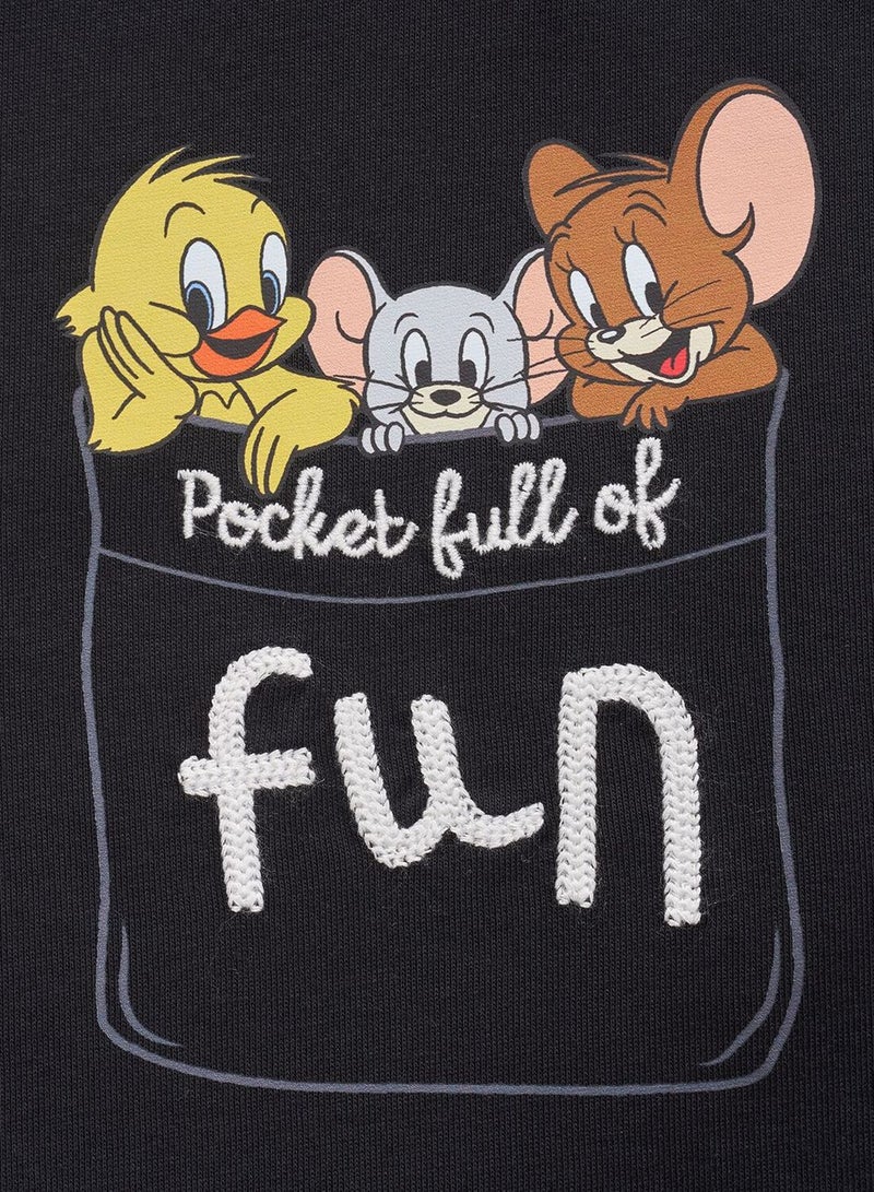 GIORDANO Women’s Tom & Jerry Limited Edition Graphic Tee - Image 4