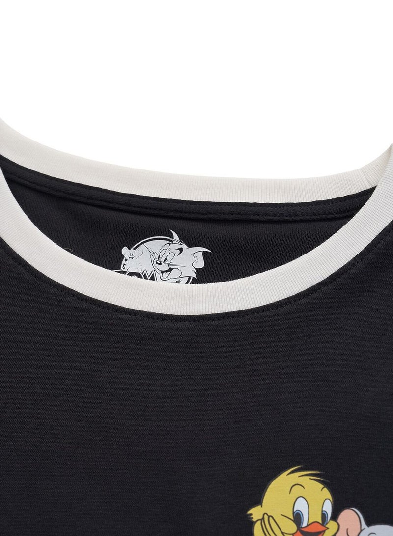 GIORDANO Women’s Tom & Jerry Limited Edition Graphic Tee - Image 3