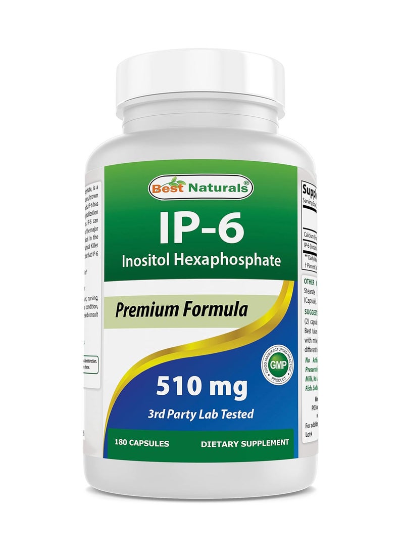 Best Naturals Ip-6 510 Mg 180 Capsules 