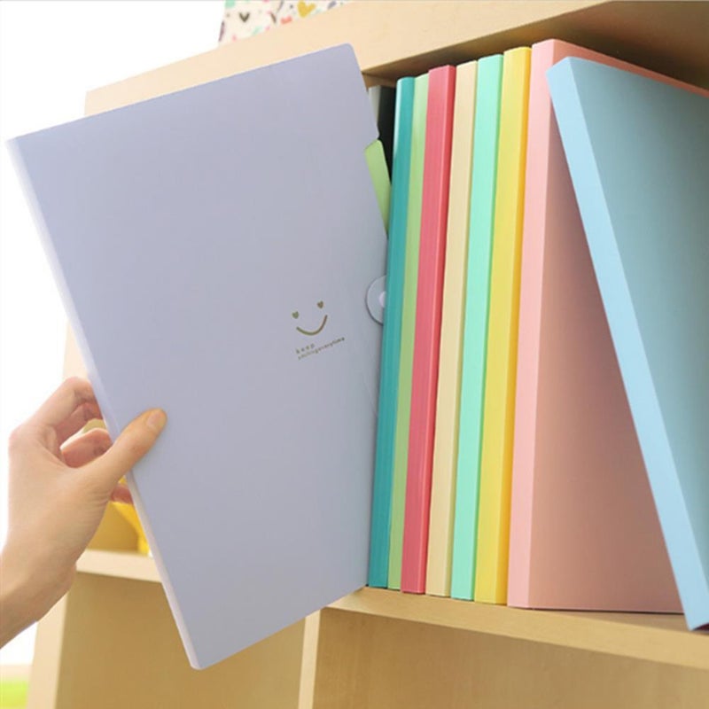 File Folders A4 Size Closure Accordion Folder Document File Folder (Yellow) - Image 4