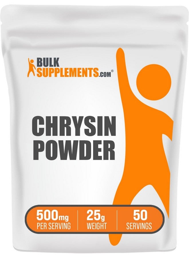 BulkSupplements.com Chrysin Powder - 5,7-Dihydroxyflavone, Chrysin Supplement, Chrysin 500mg, Antioxidants Supplement - Gluten Free, 500mg per Serving, 25g (0.88 oz) (Pack of 1) - Image 1