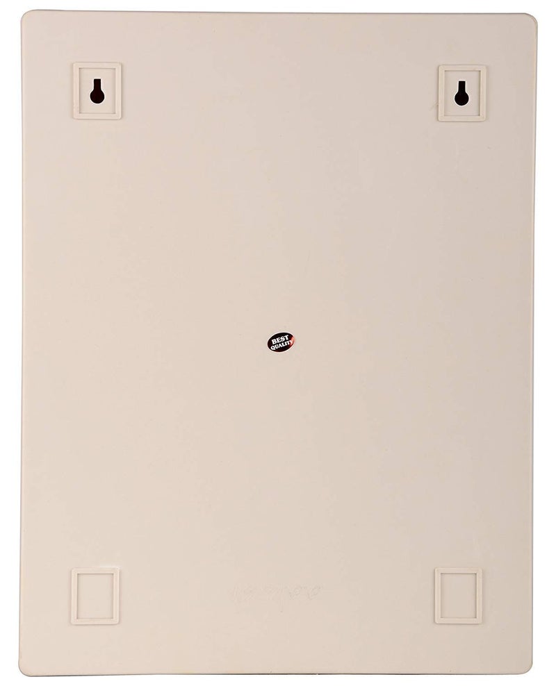 RIYA Enterprises Plastic Bathroom Cabinet Single Mirror Door with Storage Shelves (Ivory, 10 x 14 Inch) - Image 4
