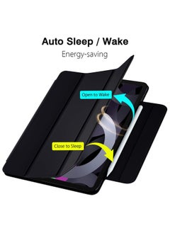 General iPad Air 11-inch (M2) 2024 Case, Powerful Magnetic Attachment, Slim Trifold Stand Case, Supports Pencil Pro and Pencil(USB-C), Auto Wake/Sleep, Durable Protection  - Image 5