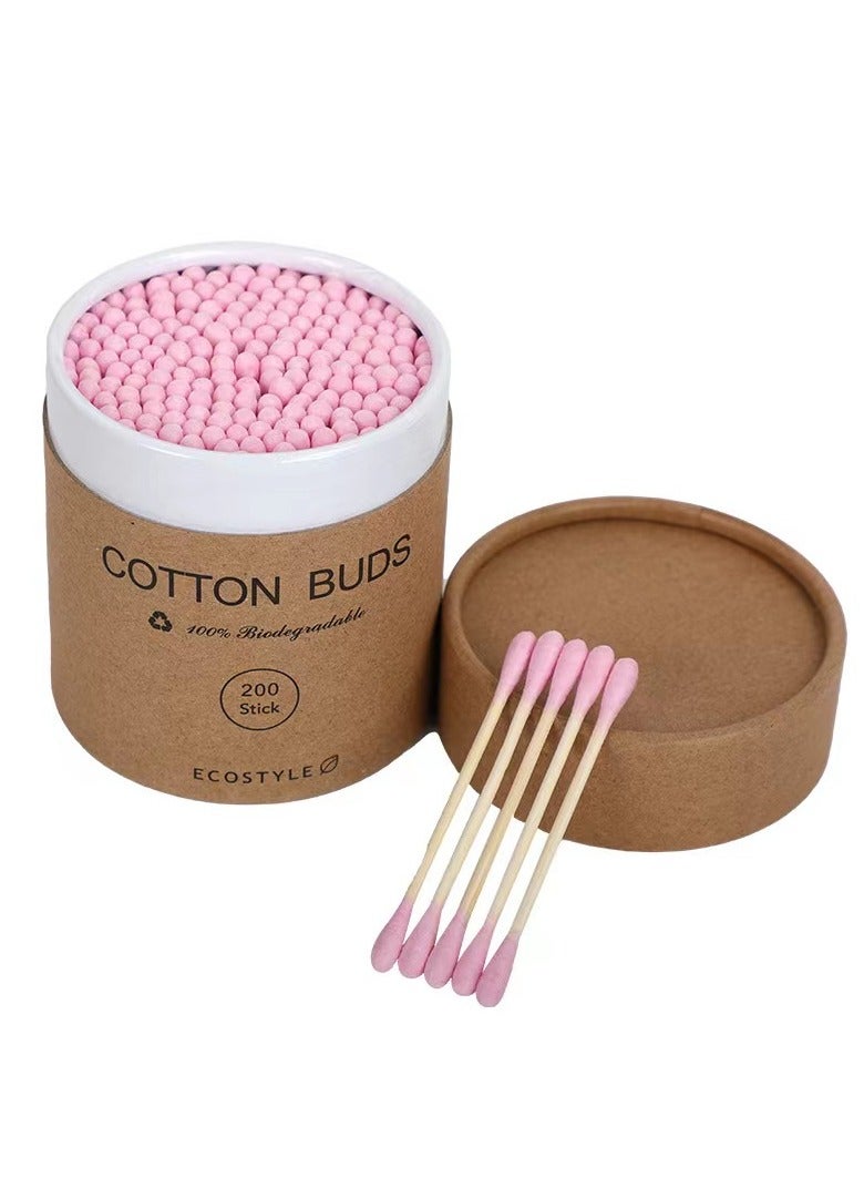 Blue And Pink Two-Piece Cotton Swab - Image 2