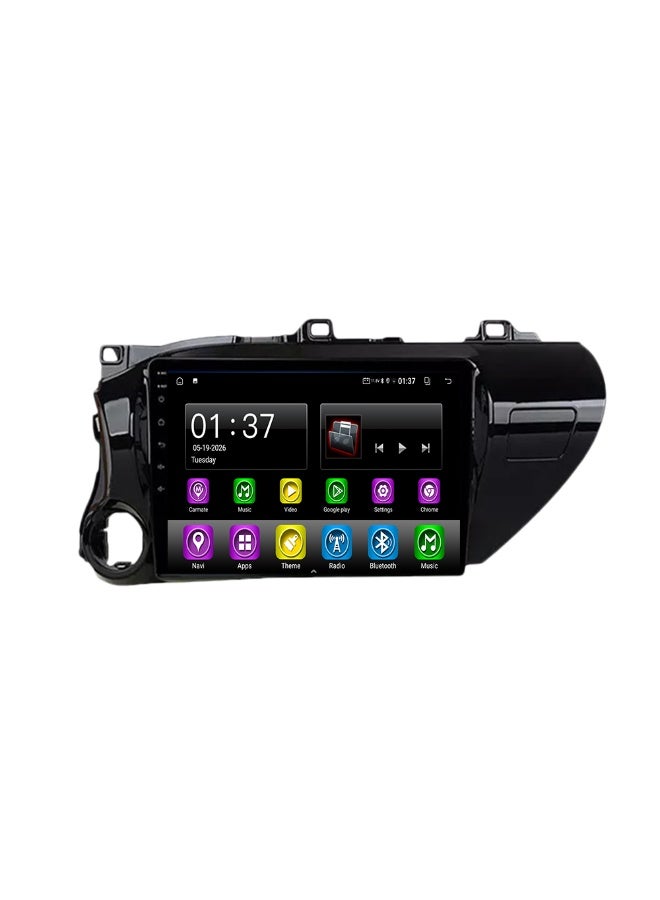 شاشة تعمل باللمس أندرويد نظام ستيريو السيارة لتيوتا هيلوكس 2013-2018 مع GPS الملاحة Carplay - Image 1