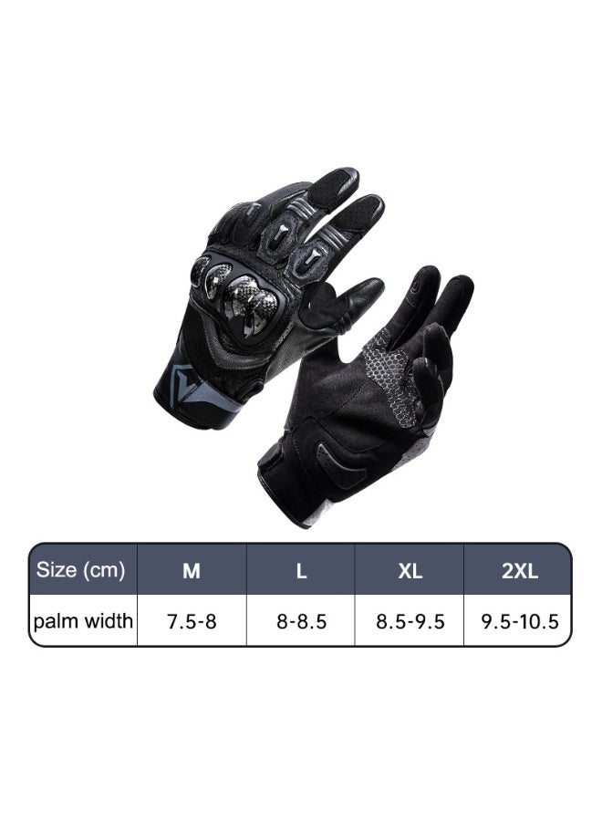 سولايت قفازات ركوب الدراجات النارية Sulaite G7 ترقية 3K ألياف الكربون مكافحة السقوط مزدوجة إصبع شاشة لمس إصبع كامل ونصف إصبع قفازات السفر الدراجات النارية - Image 3