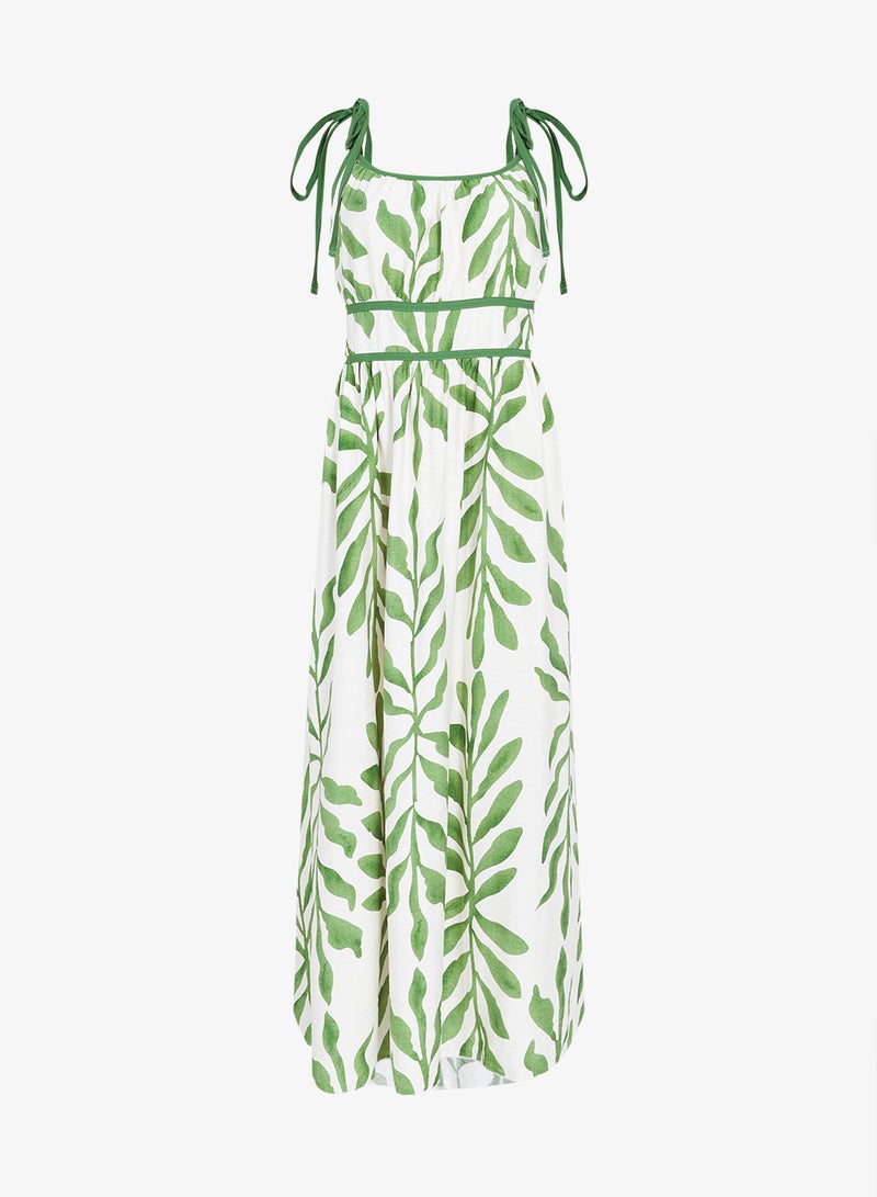 Ella Plus Tropical Print Summer Dress - Image 1