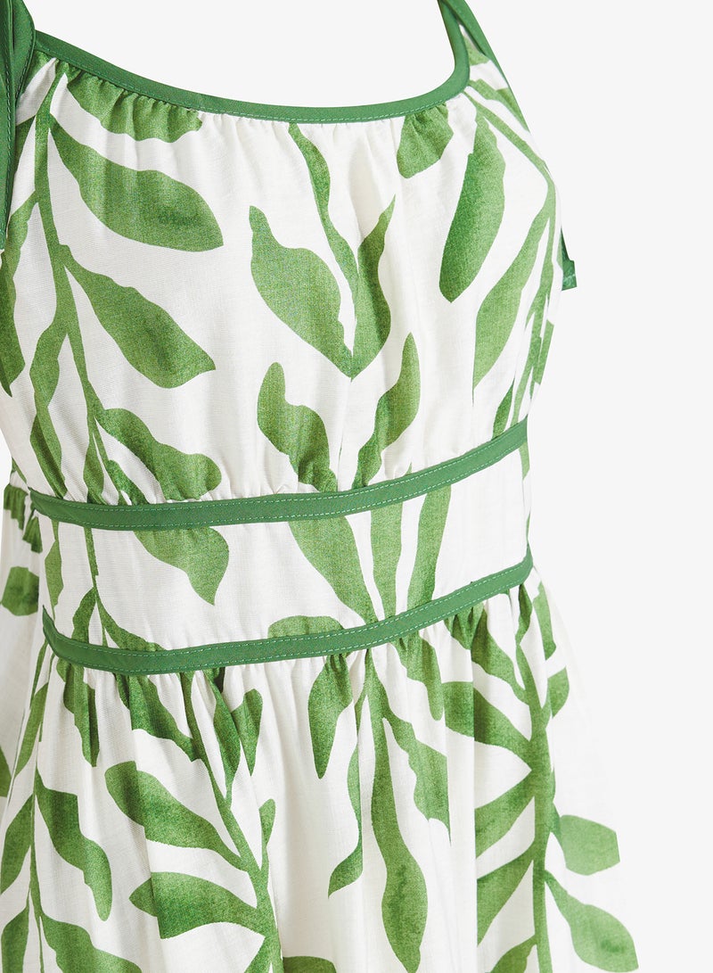 Ella Plus Tropical Print Summer Dress - Image 3