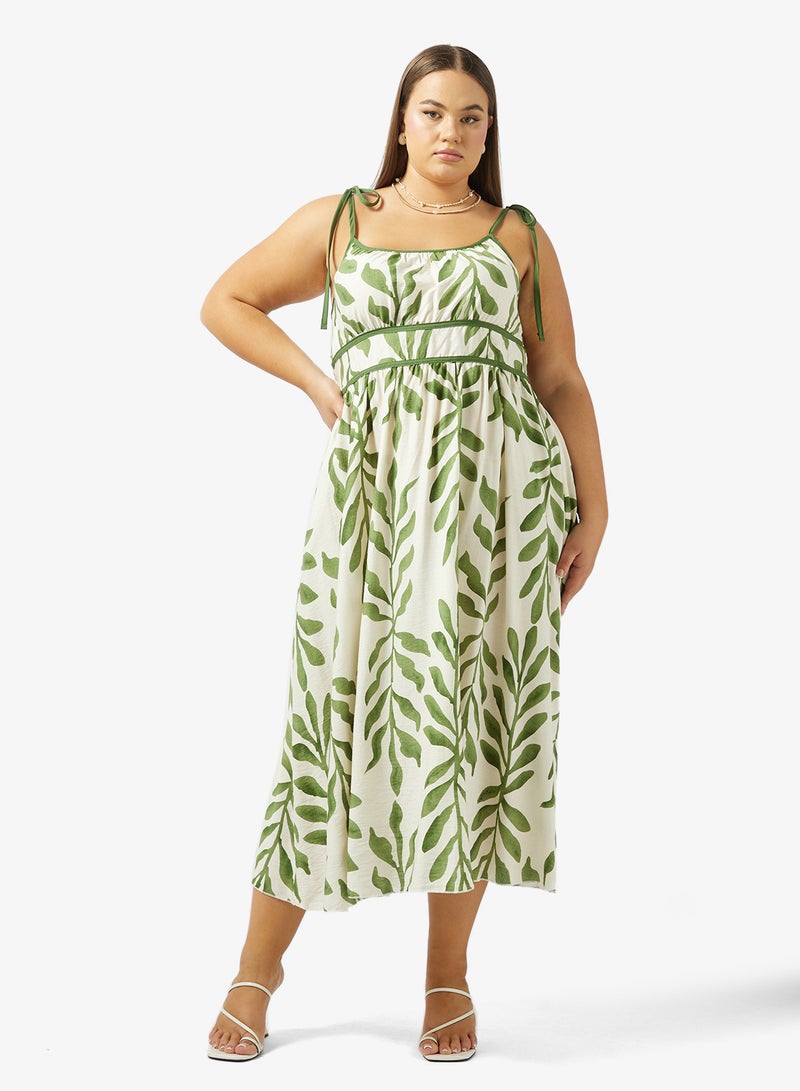 Ella Plus Tropical Print Summer Dress - Image 4