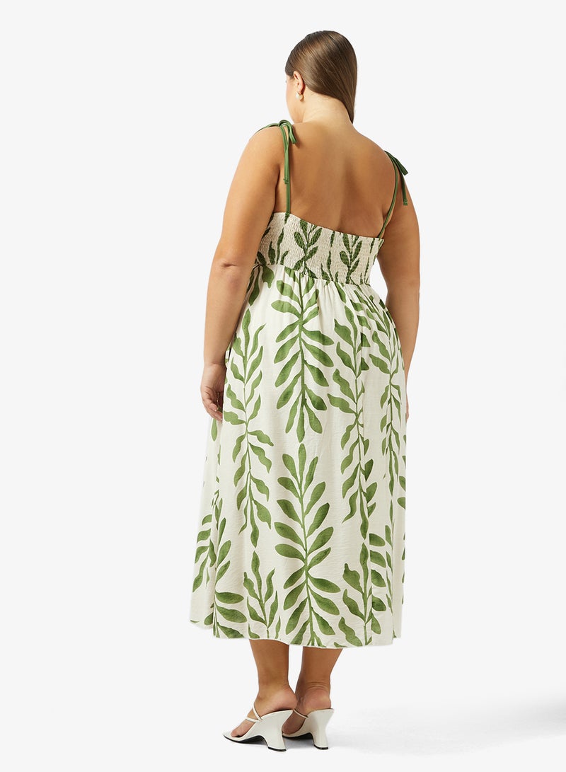 Ella Plus Tropical Print Summer Dress - Image 5