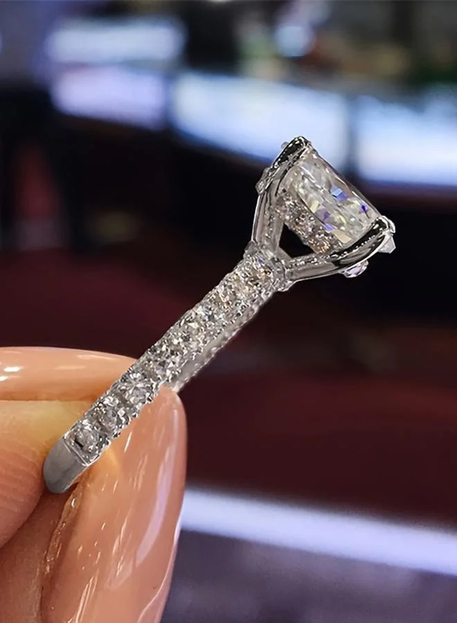 تايك تو Take Two Rhinestone Embellished Ring