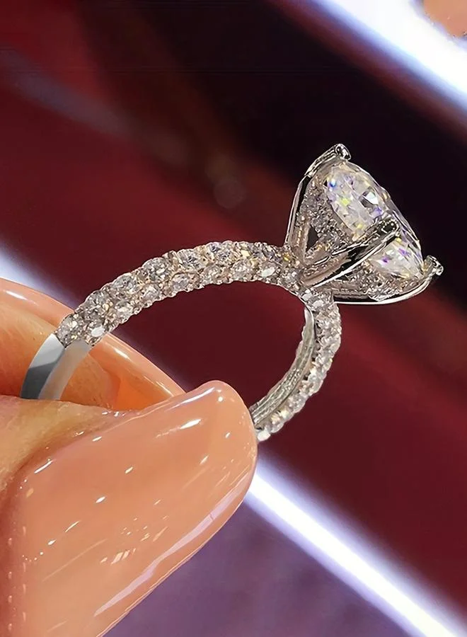 تايك تو Take Two Rhinestone Embellished Ring