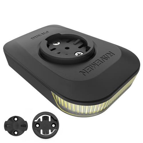 RAVEMEN FR300 Compatible with Garmin/Wahoo Bike Computer, 300 Lumen Warning Flashing 6 Modes Cycling Computer Accessories with Auto On Off, USB C Rechargeable for Road Bike (Patent Protected) - Image 1