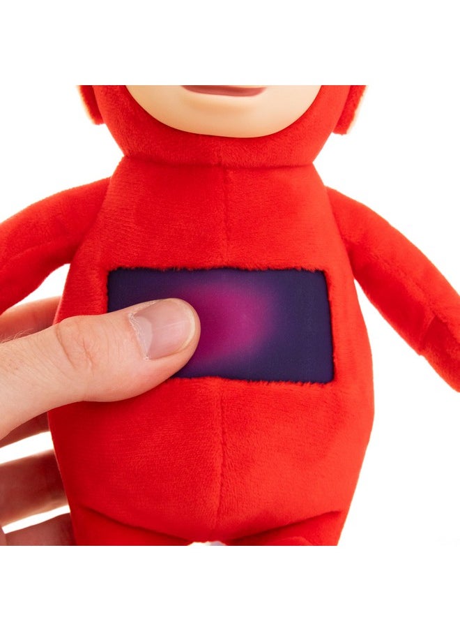 Teletubbies Po Soft Plush 8-Inch Toy With Interactive Color Changing Belly Patch