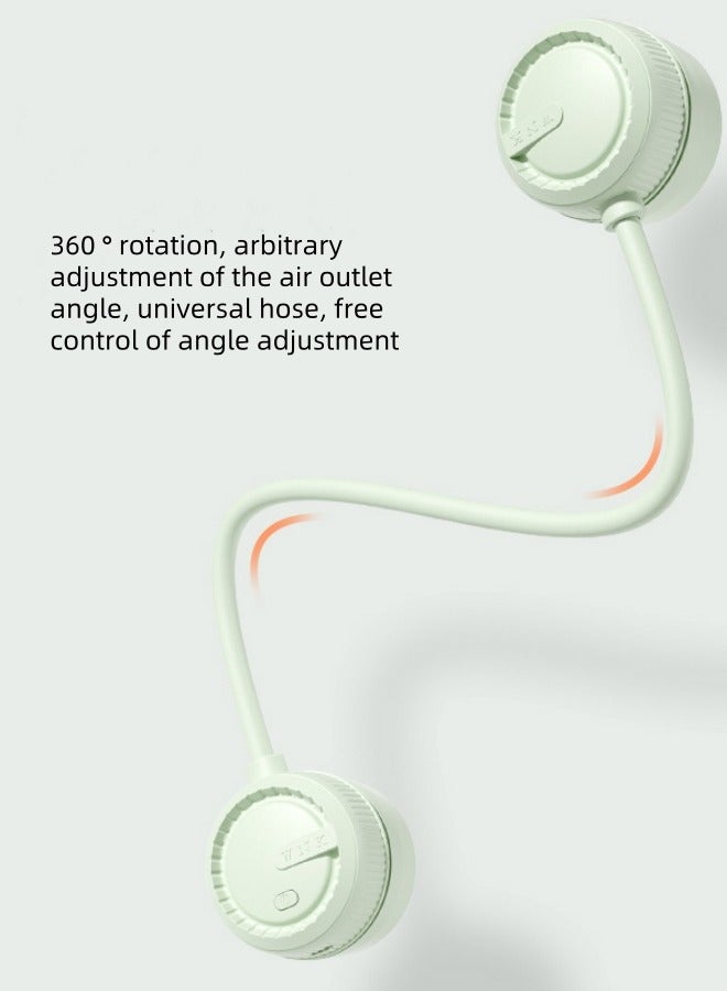 إسكدنيا مروحة الرقبة المحمولة ، مروحة شخصية طاقة الرياح العاتية ، يمكن أن ترتدي مراوح كتم ، شحن ، شحن ، 3 -gear قابلة للطي معلقة مناسبة للعائلة ، المكتب ، السفر ، التمارين ، إلخ ، إلخ. - Image 4