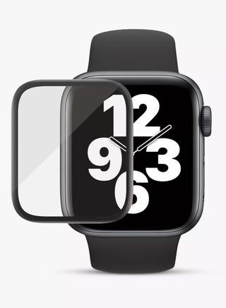واقي شاشة غير لامع لساعة Apple Watch مقاس 40 مم SE/6/5/4 - واقي شاشة ناعم مضاد للتوهج، مضاد لبصمات الأصابع، تغطية كاملة، واقي شاشة مناسب للحافظات