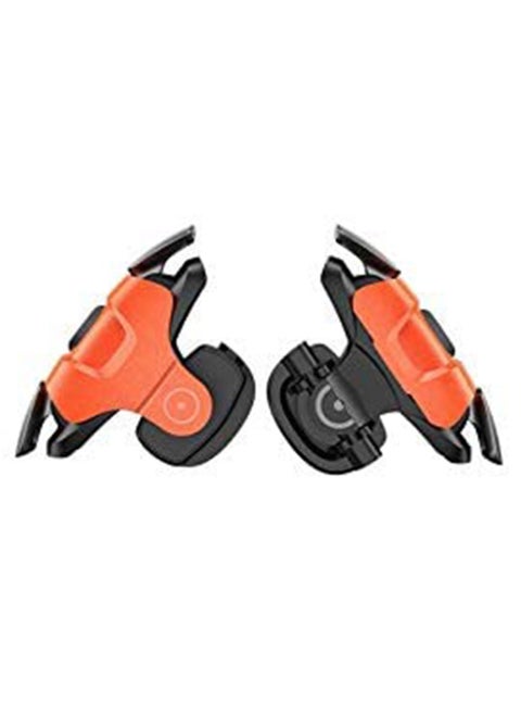 Orange Battle Royal BGMI Ultra Premium Mobile Phone Game Controller, L1 R1 Trigger, Game Pad Gaming Accessory Kit, Mobile Game Joystick Gaming Accessory Kit (1 Pair, Assorted Color)