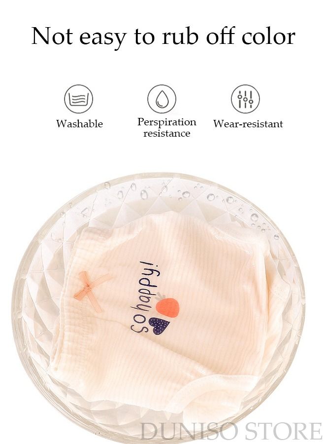 4 Pack Girl's Briefs Set Kid's Cotton Underwear Short Briefs Breathable and Soft Underpants with High Elastic Waistband Soft Little Girl Pants