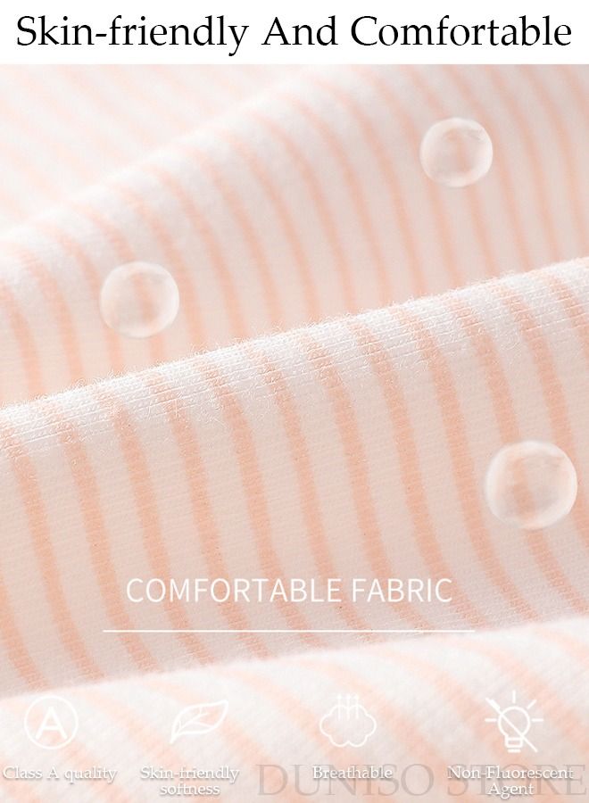 4 Pack Girl's Briefs Set Kid's Cotton Underwear Short Briefs Breathable and Soft Underpants with High Elastic Waistband Soft Little Girl Pants