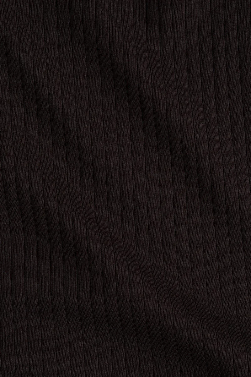 H&M Ribbed scoop-back dress