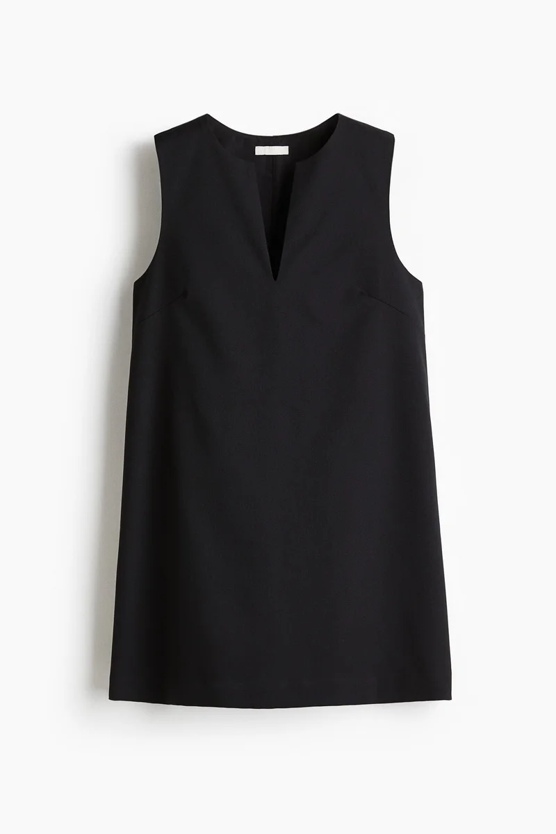 H&M Ribbed scoop-back dress