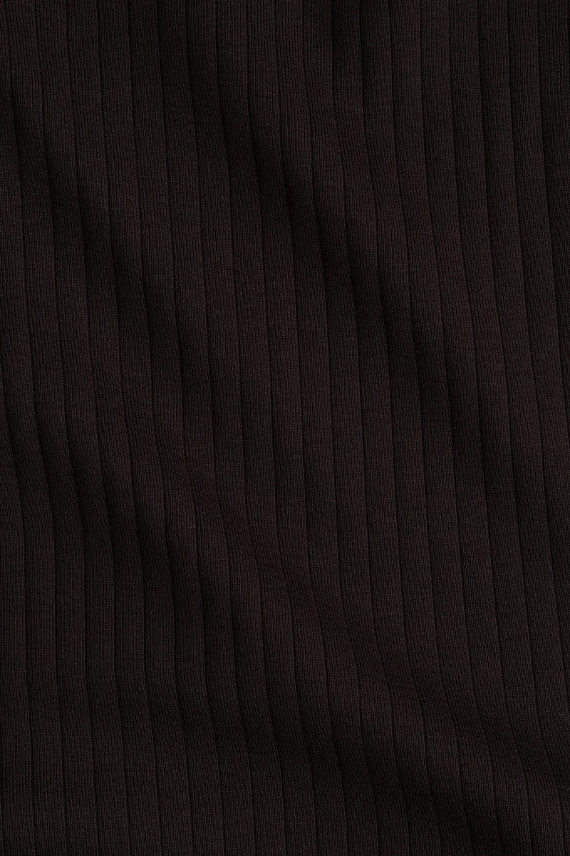 H&M Ribbed scoop-back dress